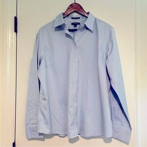 Lands’ End No Iron Pinpoint Oxford